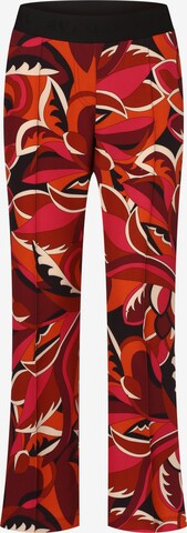 Cambio Regular Pleated Pants 'Ranee' in Red: front