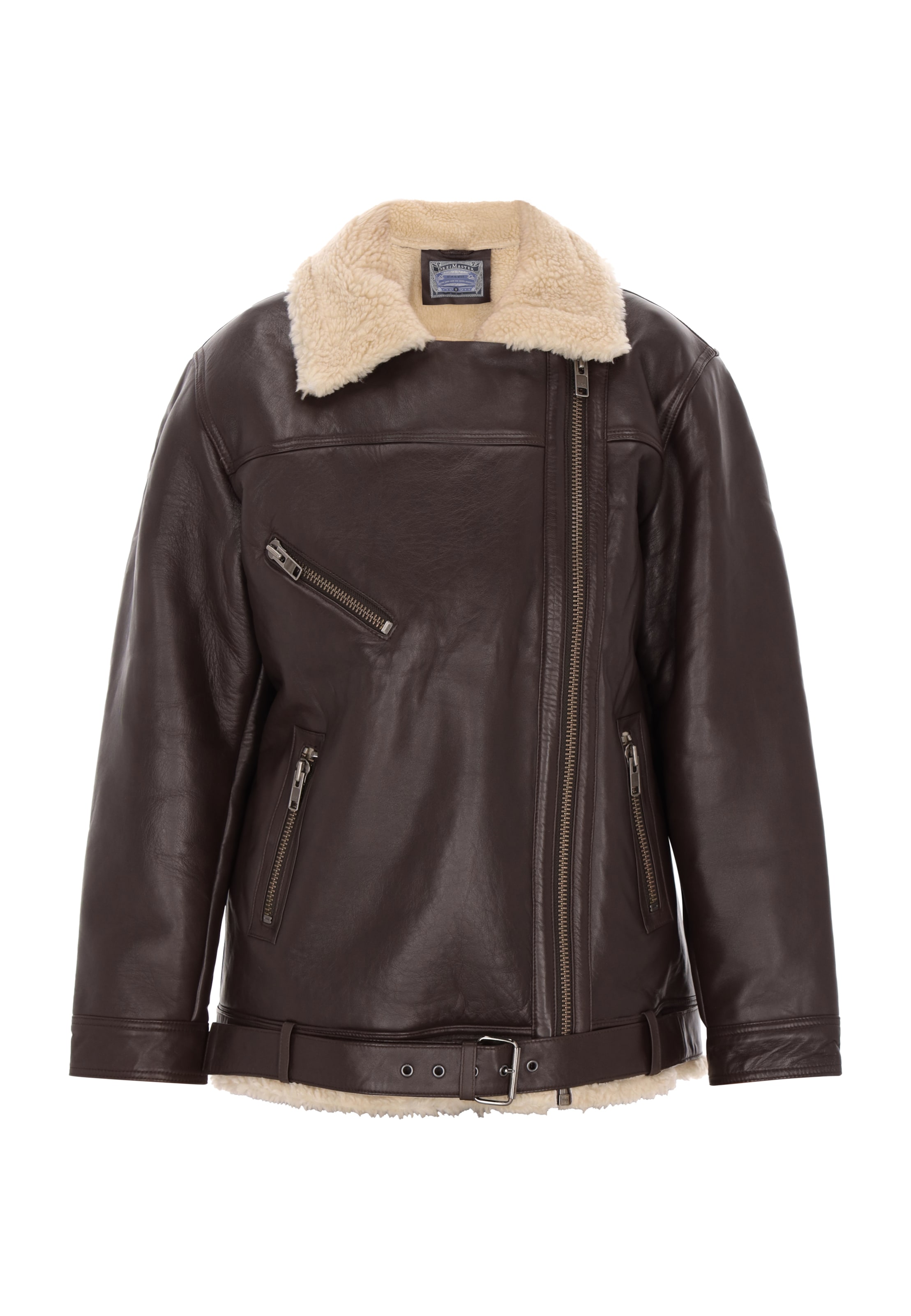 Veste mi-saison DreiMaster Vintage en marron : devant