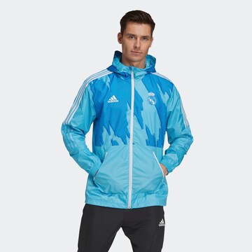 ADIDAS SPORTSWEAR Windbreaker 'Real Madrid' in Blau: predná strana