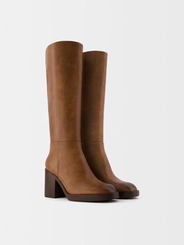 Bershka Boots in Brown