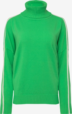 Pull-over LAURASØN en vert : devant