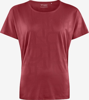 T-shirt fonctionnel 'Carly' STOOKER WOMEN en rouge : devant