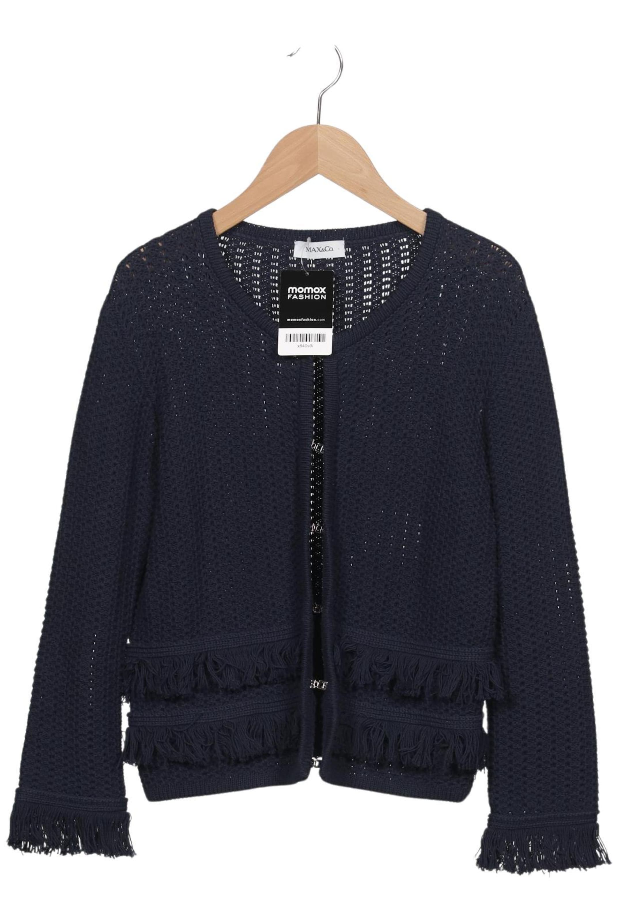 MAX&Co. Strickjacke M in Blau: Vorderseite