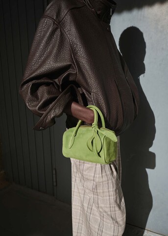 MANGO Handtasche in Grün