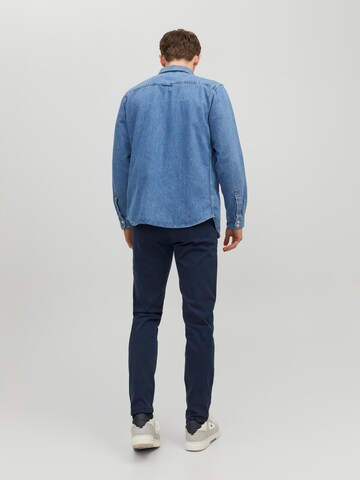 Coupe slim Pantalon chino 'Marco Fred' JACK & JONES en bleu