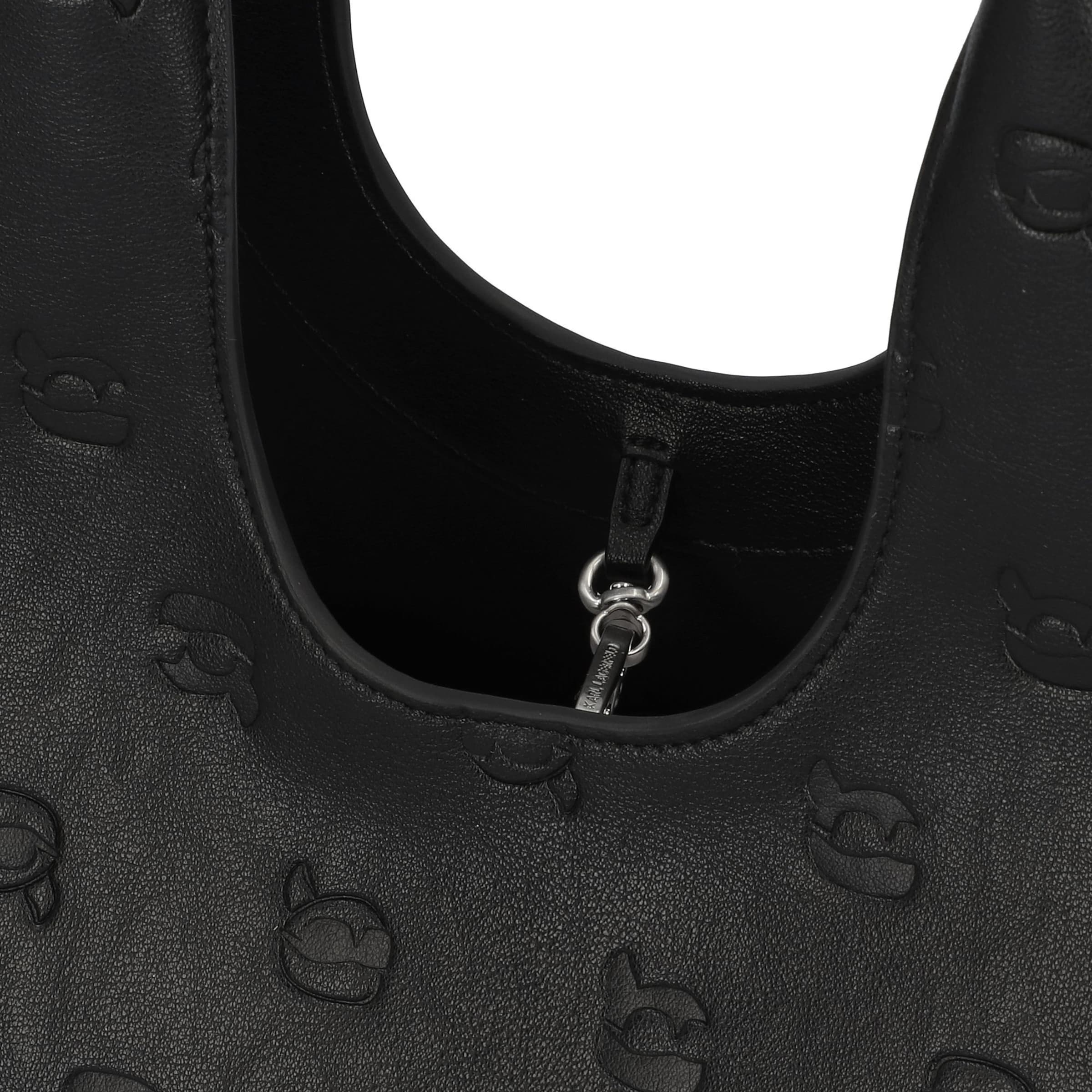 Shopper 'Ikon' di Karl Lagerfeld in nero