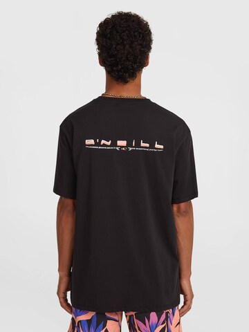 O'NEILL Μπλουζάκι 'Retro Back' σε μαύρο: μπροστά
