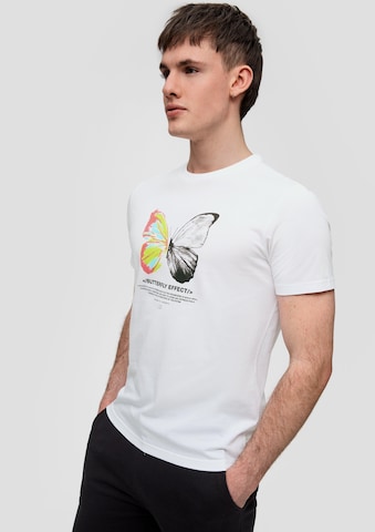 QS T-Shirt in Weiß