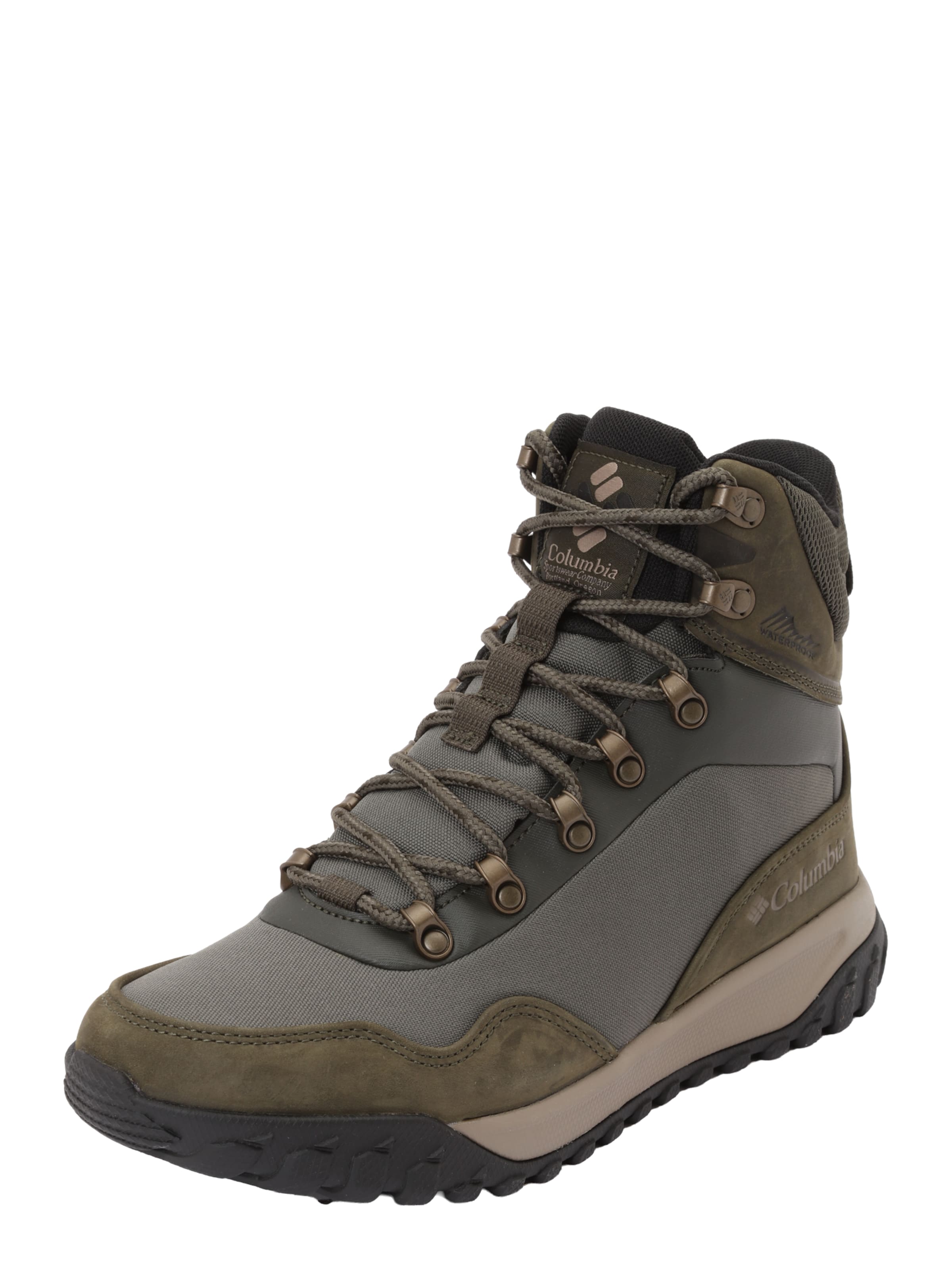 COLUMBIA Botki 'BURNSIDER OHI' w kolorze zielony: przód