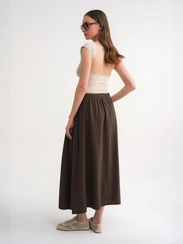 MixRay Skirt in Brown