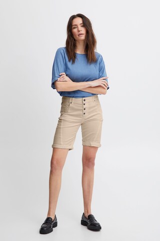 regular Pantaloni 'Rosita' di PULZ Jeans in beige