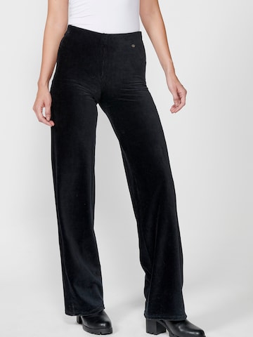 Regular Pantalon KOROSHI en noir : devant