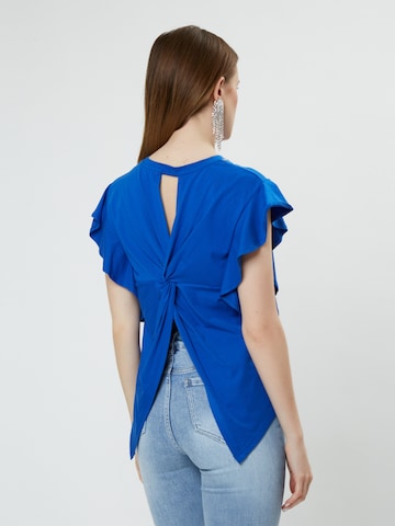 Influencer Top in Blue