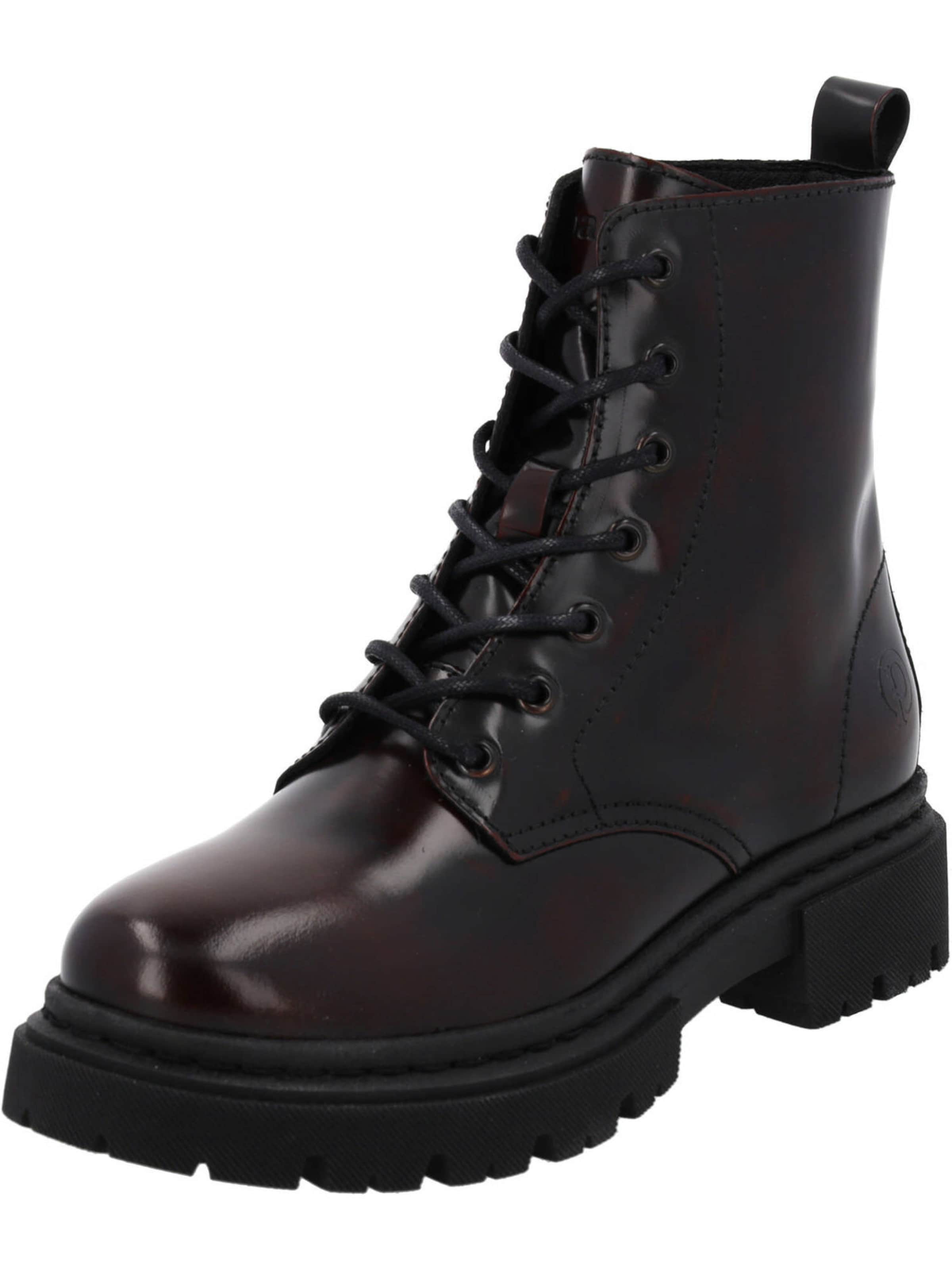 Palado by Sila Sahin Μποτάκι με κορδόνια 'Biak' σε κόκκινο: μπροστά