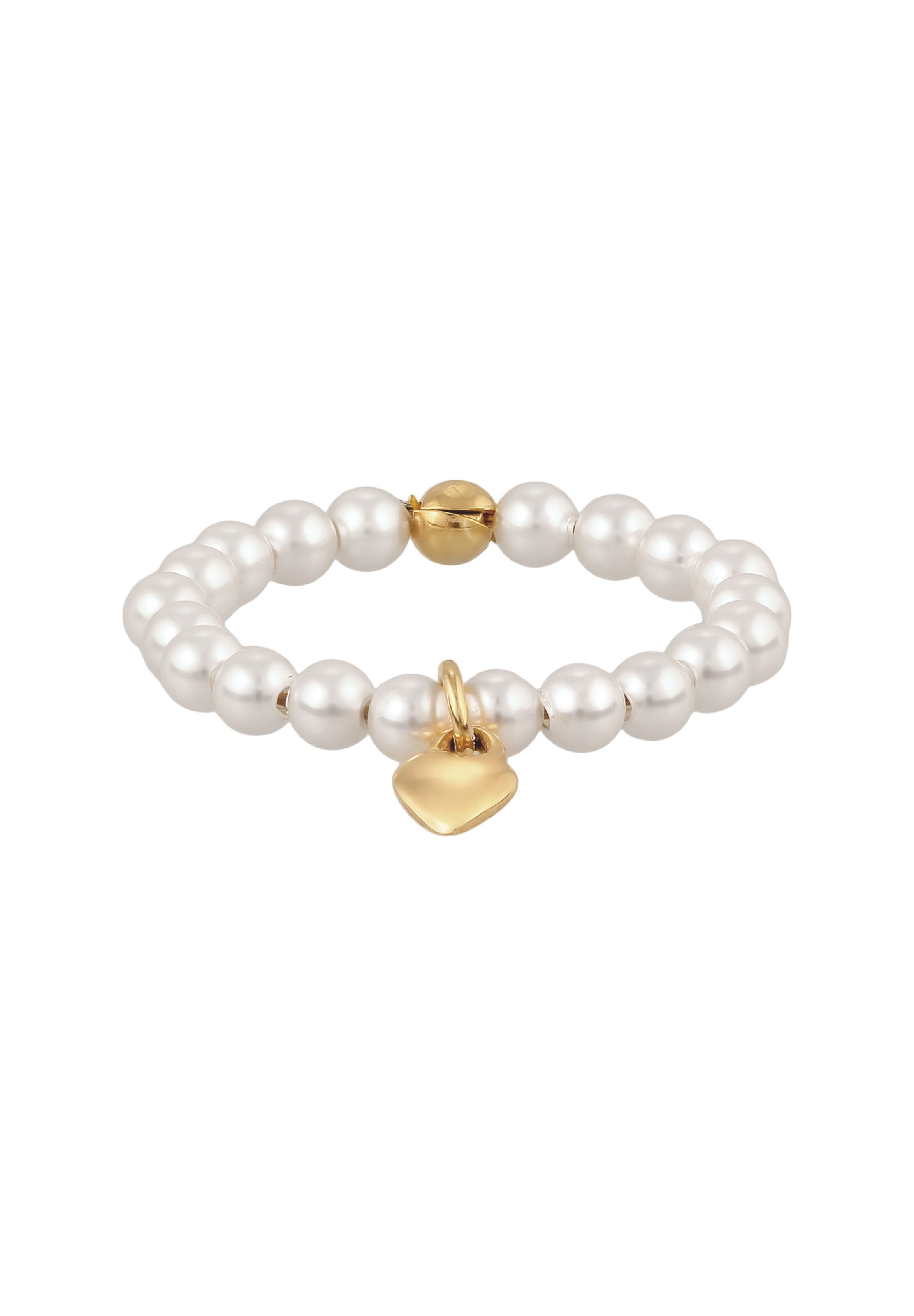 ELLI Ring 'Herz' in Gold