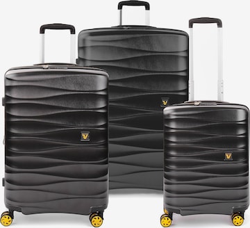 Roncato Suitcase Set 'Stellar' in Black: front