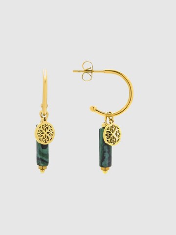 LUXBYLUX Earrings in Green: front