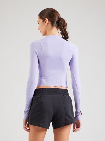 NIKE Koszulka funkcyjna w kolorze fioletowy: tył