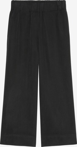 Wide leg Pantaloni di Marc O'Polo DENIM in nero: frontale