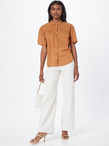 GAP Bluse in Braun