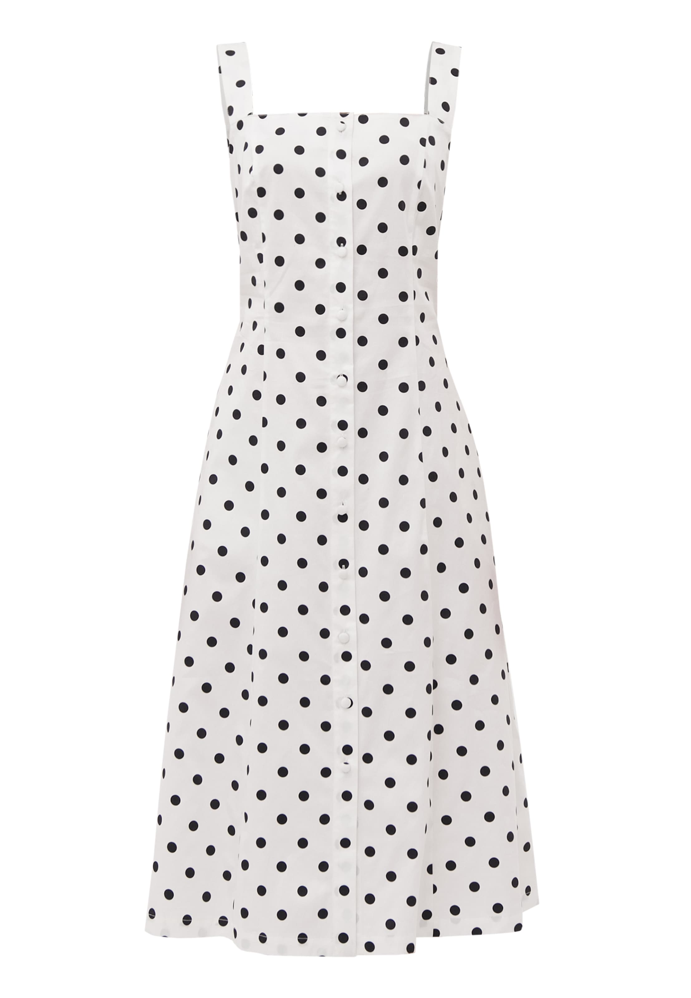 Finn Flare Summer Dress 'Dots' in White: front