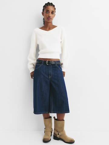 Pull&Bear Svetr – béžová: přední strana