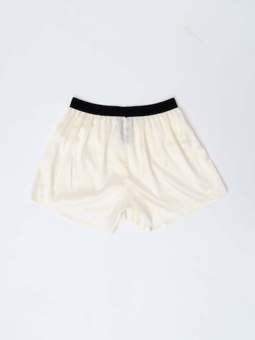 Boxers 'Silk Boxer Shorts' HACOY en beige