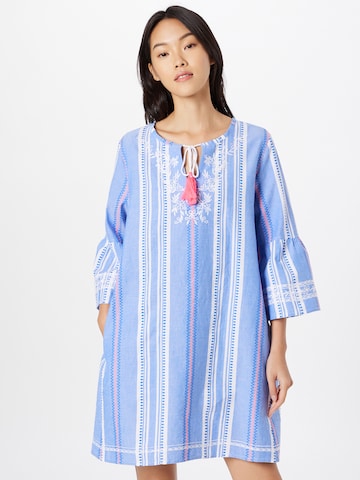 Zwillingsherz Shirt Dress 'Amanda' in Blue: front