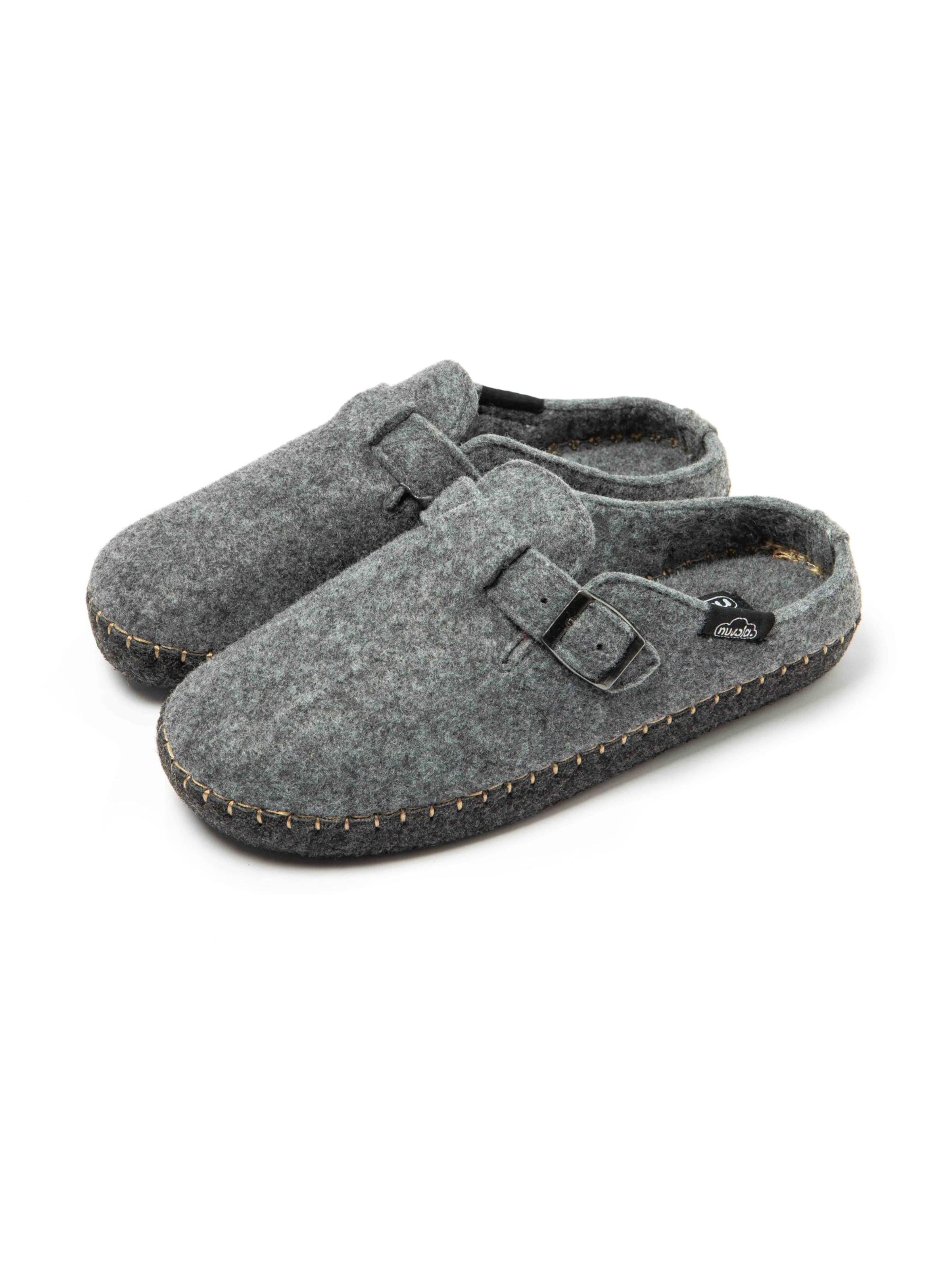 Nuvola. - Zapatillas de casa 'Zueco Belt' en gris