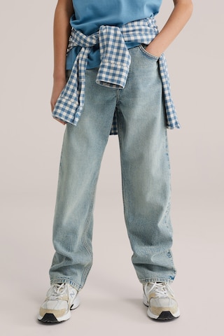 WE Fashion Loosefit Jeans in Blau: Vorderseite