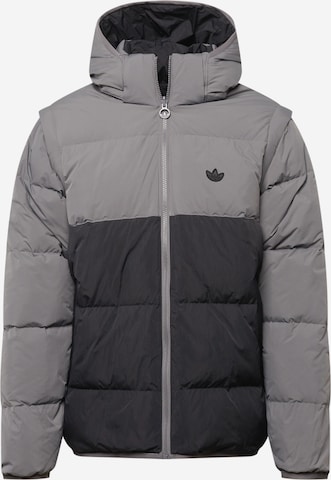 ADIDAS ORIGINALS Winterjacke 'Rifta Down Regen ' in Grau: predná strana