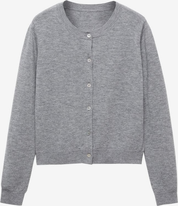 Cardigan 'Manuel' MANGO en gris : devant