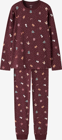 Pigiama 'NKNVISMAS' di NAME IT in rosso: frontale