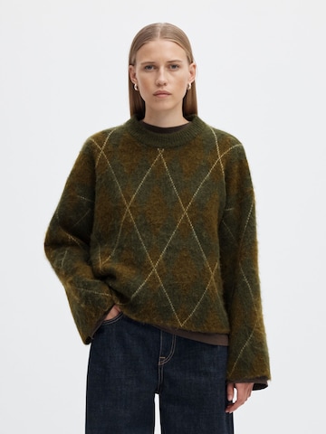 SELECTED Pullover in Grün: Vorderseite