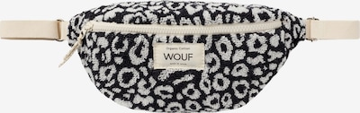 Wouf Sacs banane 'Terry Towel ' en noir / blanc, Vue avec produit