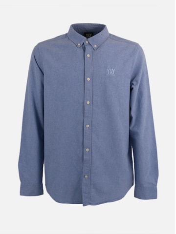 HEFTYKA Shirt 'OXFORD SHIRT'‌‌‌‌‌‌‌ in Blau: Vorderseite