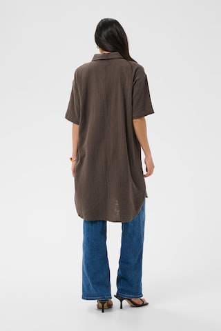Kaffe Shirt 'KAVafla' in Brown