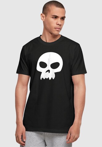 ABSOLUTE CULT Shirt 'Toy Story - Sid's Skull' in Zwart: voorkant