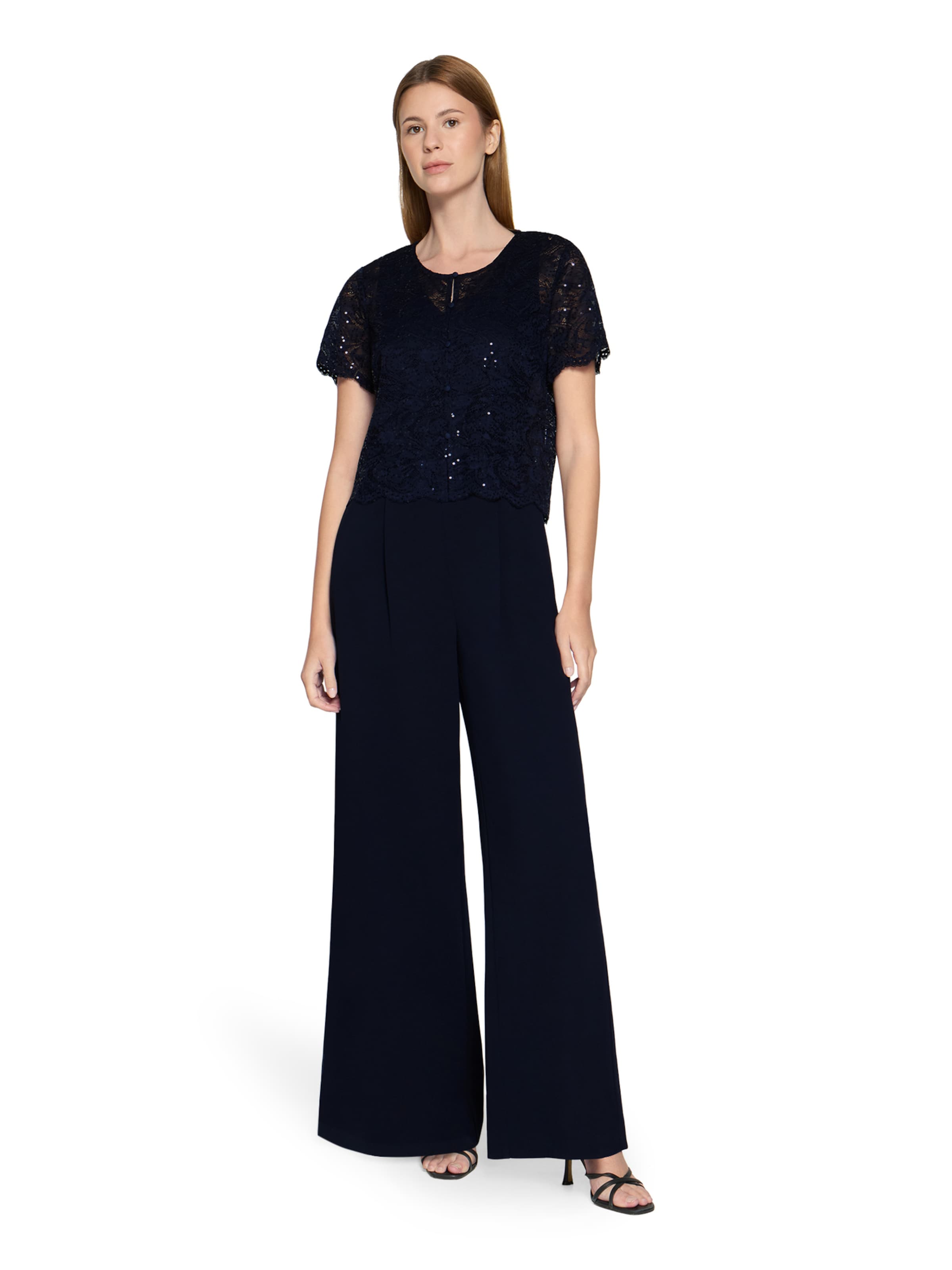 Combinaison Vera Mont en bleu : devant