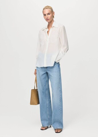 MANGO Bluse 'Melanie' in Weiß