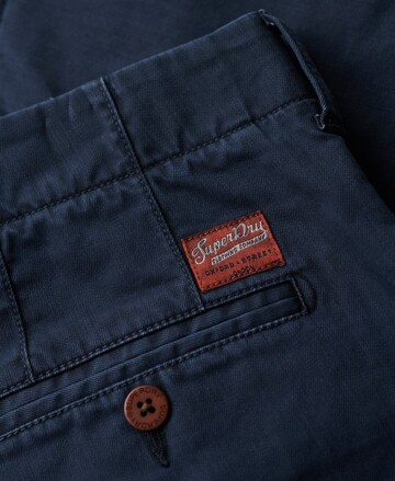 Superdry Slimfit Chinohose in Blau