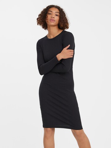 Aware Dress 'Lavender' in Black: front