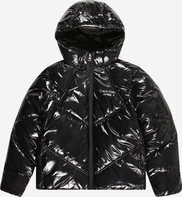 Calvin Klein Jeans Between-Season Jacket in Black: front