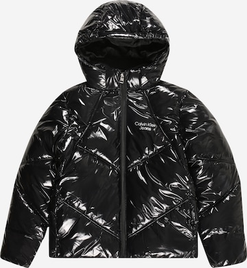 Calvin Klein Jeans Between-Season Jacket in Black: front