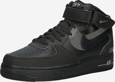 Nike Sportswear Baskets hautes 'Air Force' en noir, Vue avec produit