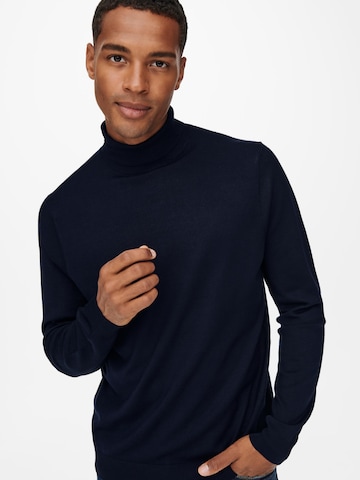 Only & Sons - Pullover 'Wyler' em azul