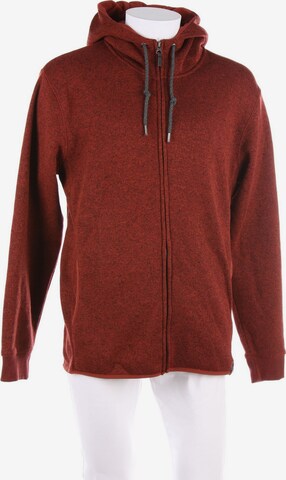 QUIKSILVER Sweatshirt & Zip-Up Hoodie in XL in Red: front