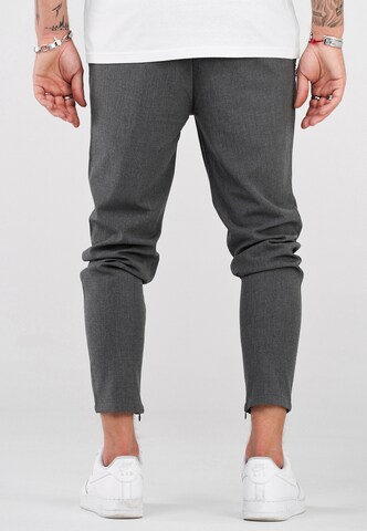 behype Regular Chino-Hose 'B-KAY' in Grau