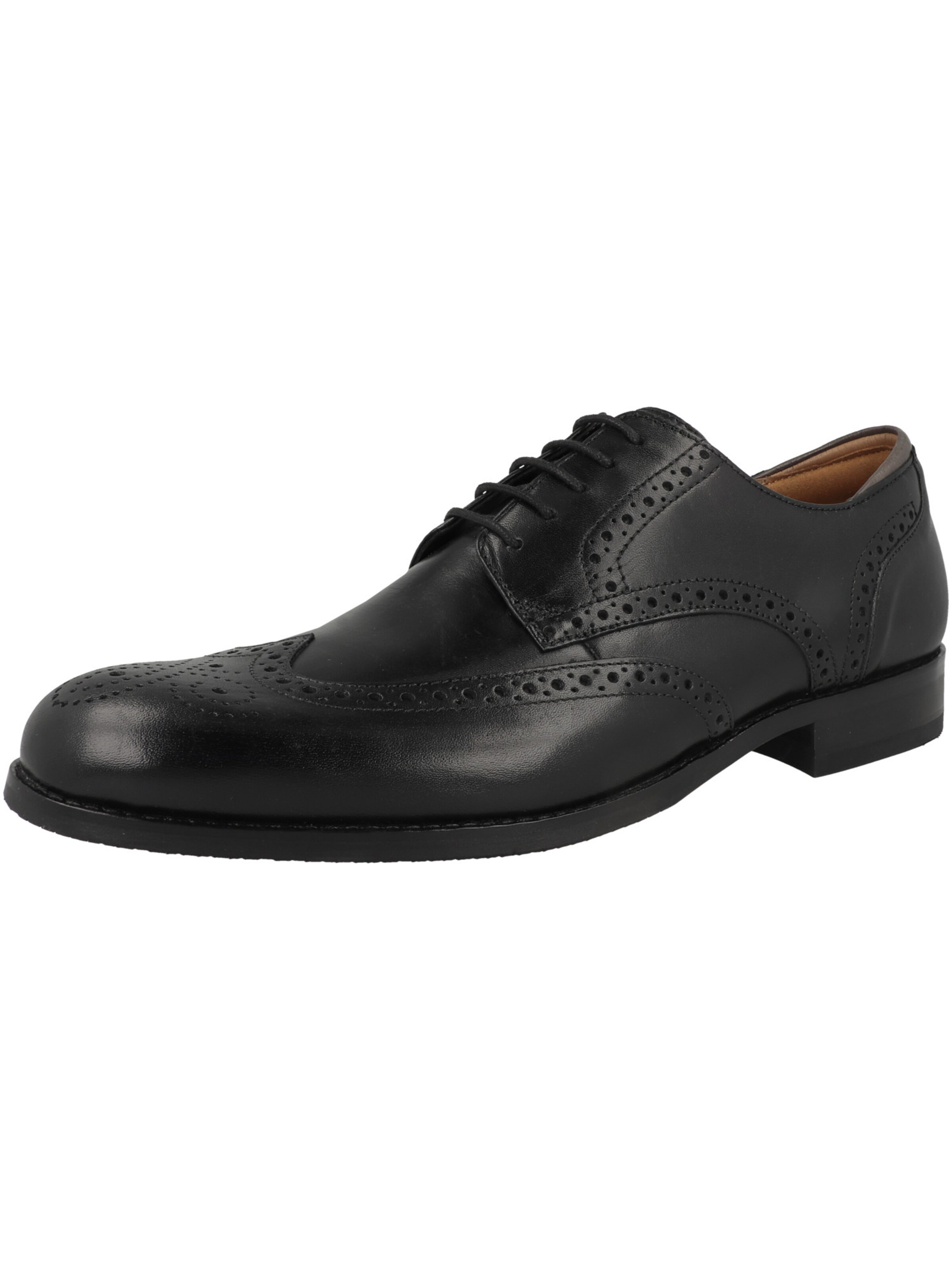 Scarpa stringata 'Craft Arlo Limit' di CLARKS in nero: frontale