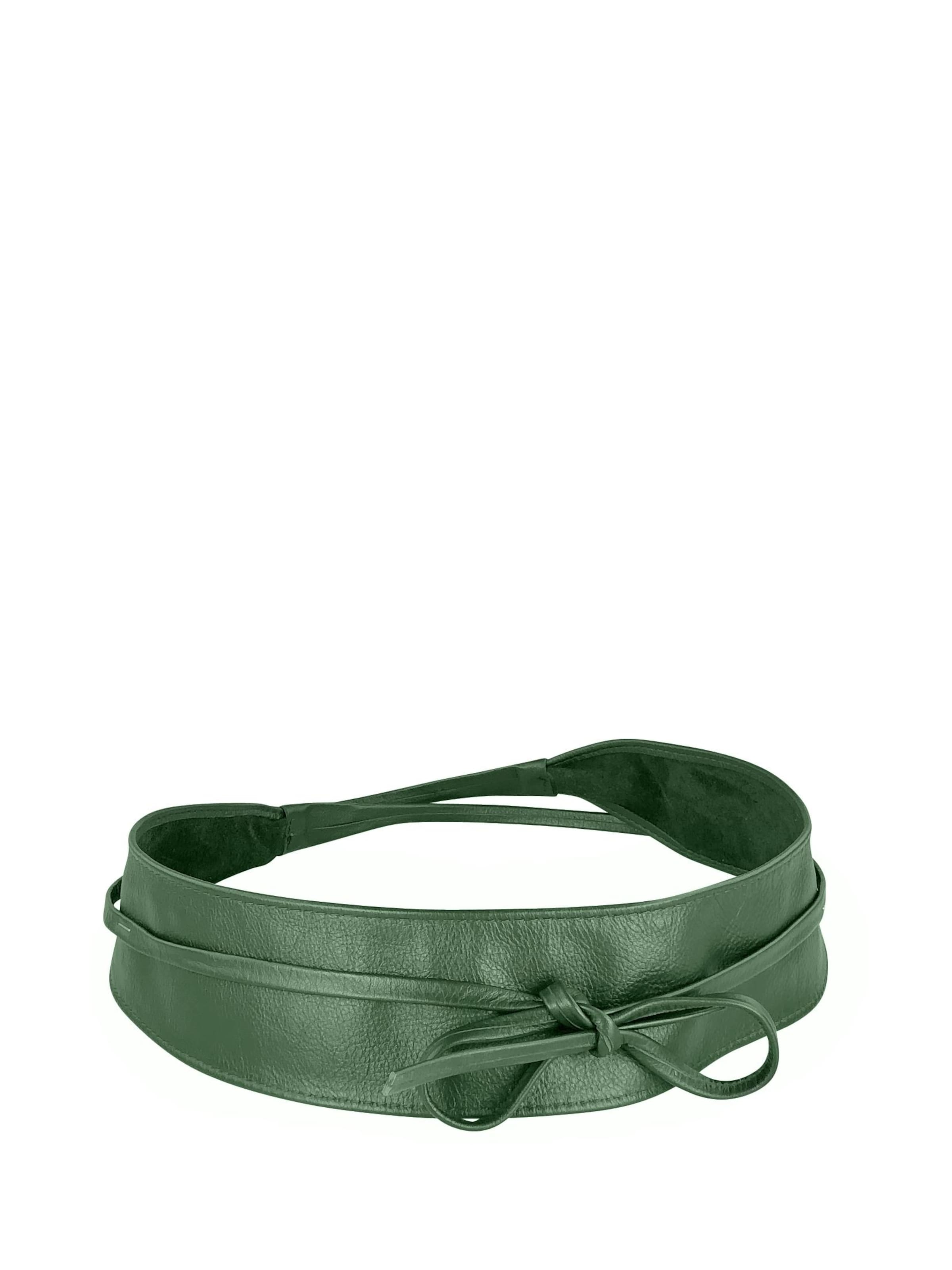 COLLEZIONE ALESSANDRO Belt 'Veggie' in Green: front